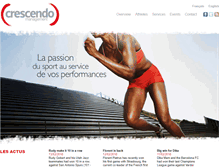 Tablet Screenshot of crescendo-management.com